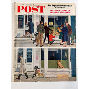 THE SATURDAY EVENING POST April 30 1960 Vintage Magazine Explosive Middle East